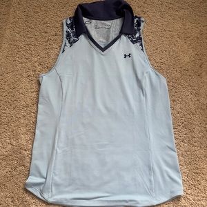 Under Armour Women's Zinger Sleeveless Blocked Golf Polo NWT Sz Large (158)